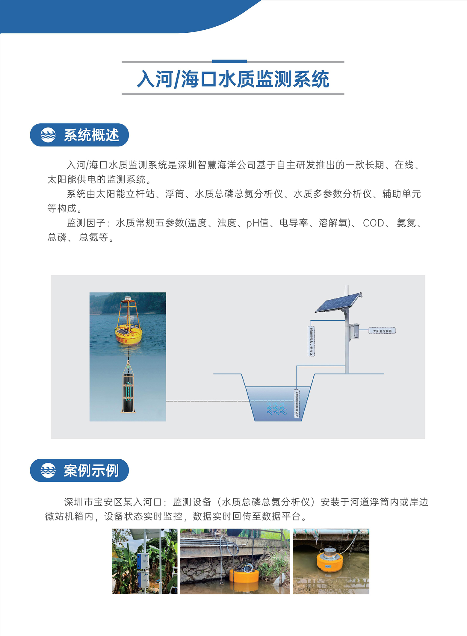 入河/海口水质监测系统(图1)