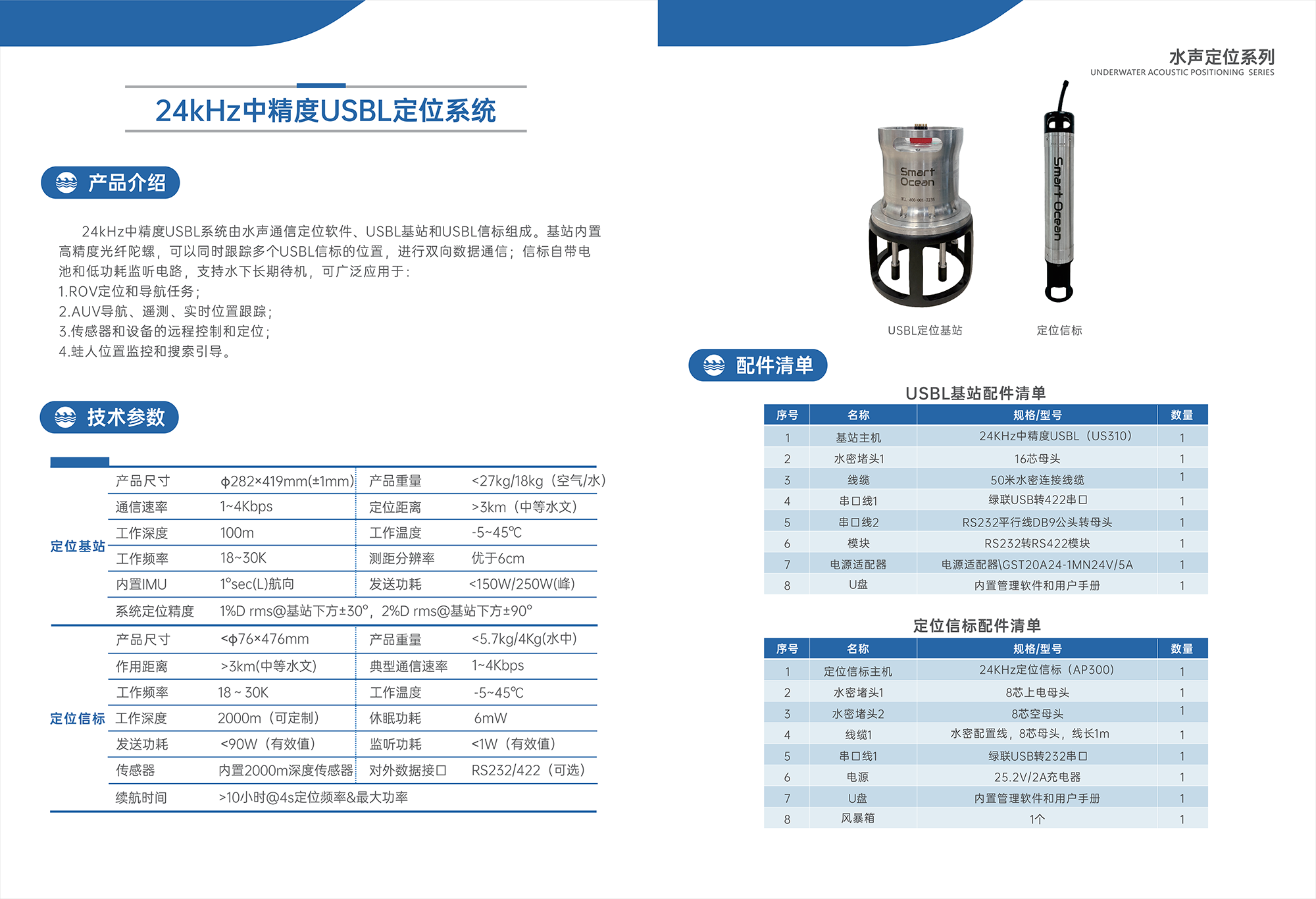 24K中精度USBL定位系统(图1)
